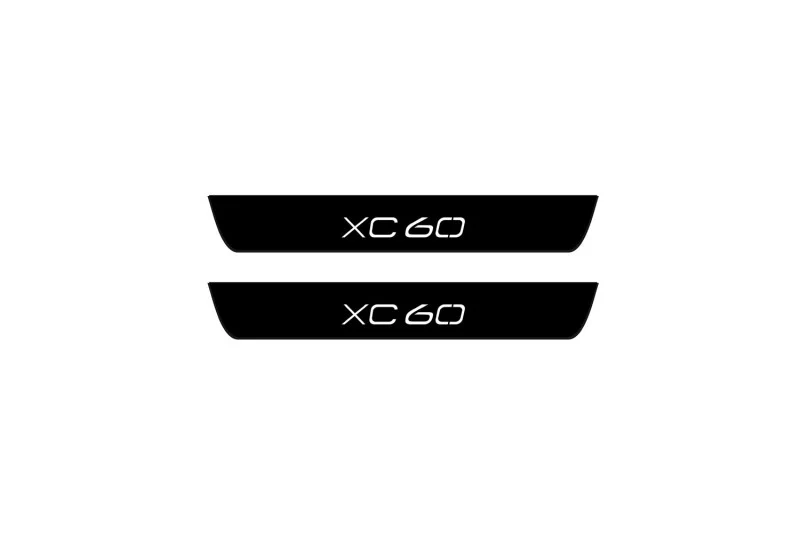 Volvo XC60 II 2017+ Led Door Sill Pro With Logo XC60 (Premium Painting) - Image 2